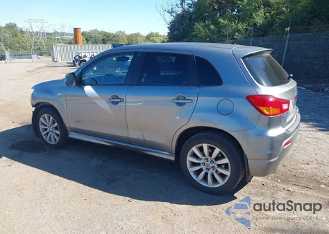 2011 Mitsubishi Outlander Sport Se из США, поврежденный, VIN JA4AP4AU2BZ009560
